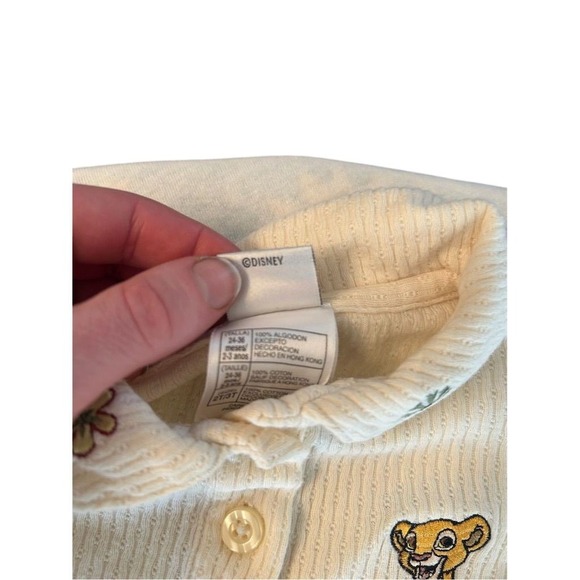 Vintage 90s Disney Baby Lion King Outfit Set 2T - 3T‎ Nala Simba's Pride RARE - Picture 11 of 16
